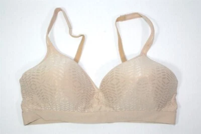 Sujetador Hanes HU08 202X01 Ultimate Perfect Coverage Copa Espuma Sin Alambres MD Beige Nuevo con Etiquetas Foto 1 de 2