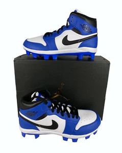 NEW Jordan 1 Retro MCS Molded Mens Baseball Cleats Game Royal Blue AV5354-411 - Picture 1 of 11