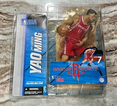 Yao Ming McFarlane NBA Series 7 Figure Red Jersey (2nd Edition)  - NIB Cover