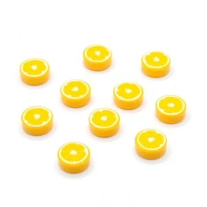 NEW LEGO® Parts 10x Orange Fruit Slice 1x1 Minifigure Food Tiles 98138pb262 - Picture 1 of 1