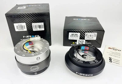 NRG Steering Wheel Hub + Quick Release 200SL for Eclipse Mirage Legacy Impreza - Image 1 of 4