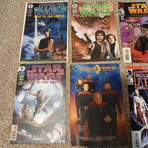 Star Wars Comics Lot of 8 Dark Horse + Star Trek Generations Vintage Sci-Fi - Picture 1 of 10