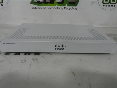 Cisco ISR1100 4G Router 4 Ethernet Ports 1 Console Port Tested - Image 1 of 4