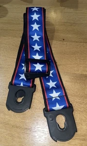 D'Addario Planet Waves 2" Polypropylene Planet Lock Stars & Stripes Guitar Strap - Picture 1 of 4