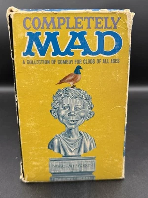 Completely MAD Magazine Paperback Book Box Set Yellow 8 Book Alfred E Neuman - Image 1 of 4