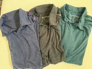 Lot 3 Municipal Rec Sport Polo Shirt Utility Small Athleisure Performance - Picture 1 of 12