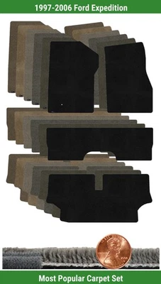 Juego de alfombrillas Ultimat personalizadas para Ford Expedition 1997-2006 (4 piezas) #LYV Foto 1 de 4