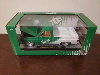 M2 Machines 2024 Coca-Cola Sprite 1976 GMC Sierra Grande 15 1:24 WMTS01 24-31 - Image 1 of 4