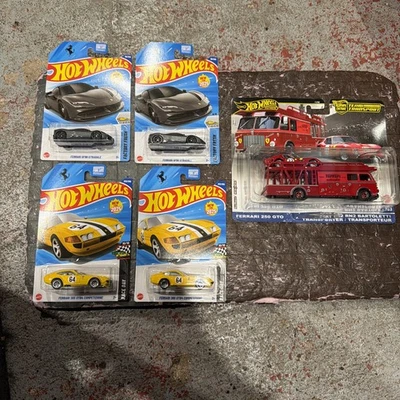 Hot Wheels Team Transport 2025 Ferrari 250 GTO Fiat 642 RN2 Bartoletti/ 5 Pack - Image 1 of 4