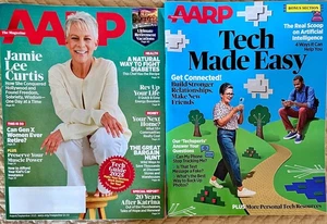 AARP Magazine September 2025 Jamie Lee Curtis Retirement Diabetes Tech Bargains - Picture 1 of 1
