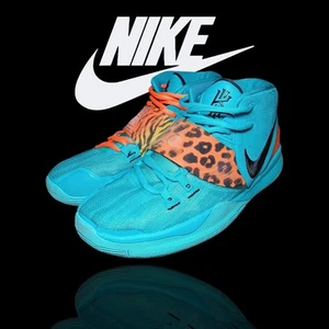 Scarpa da basket Nike BQ5599-300 Kyrie 6 Oracle Aqua 6,5 anni/donna taglia 8 ottime condizioni - Foto 1 di 11