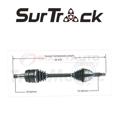 SurTrack CV Axle Shaft for 2004-2007 Chevrolet Optra 2.0L L4 - Constant in Foto 1 de 4