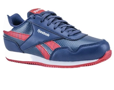 Reebok~Kids Royal Classic Jogger 3.0~Sneaker~Size 4~Navy Blue/Red~New in Box - Image 1 of 4
