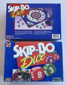 Juego Skip Bo Dice Des en Caja De Colección Mattel Edición 1995 Completo Buenas Reglas - Imagen 1 de 10