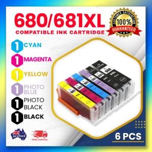 6x Compatible Ink Cartridges PGI-680XXL CLI-681XXL for Canon PIXMA TR7560 TS6160 - Picture 1 of 1