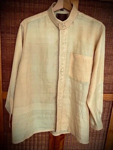 High Quality INDIAN SILK SHIRT - beautifully embroirdered, classy style - Picture 1 of 8