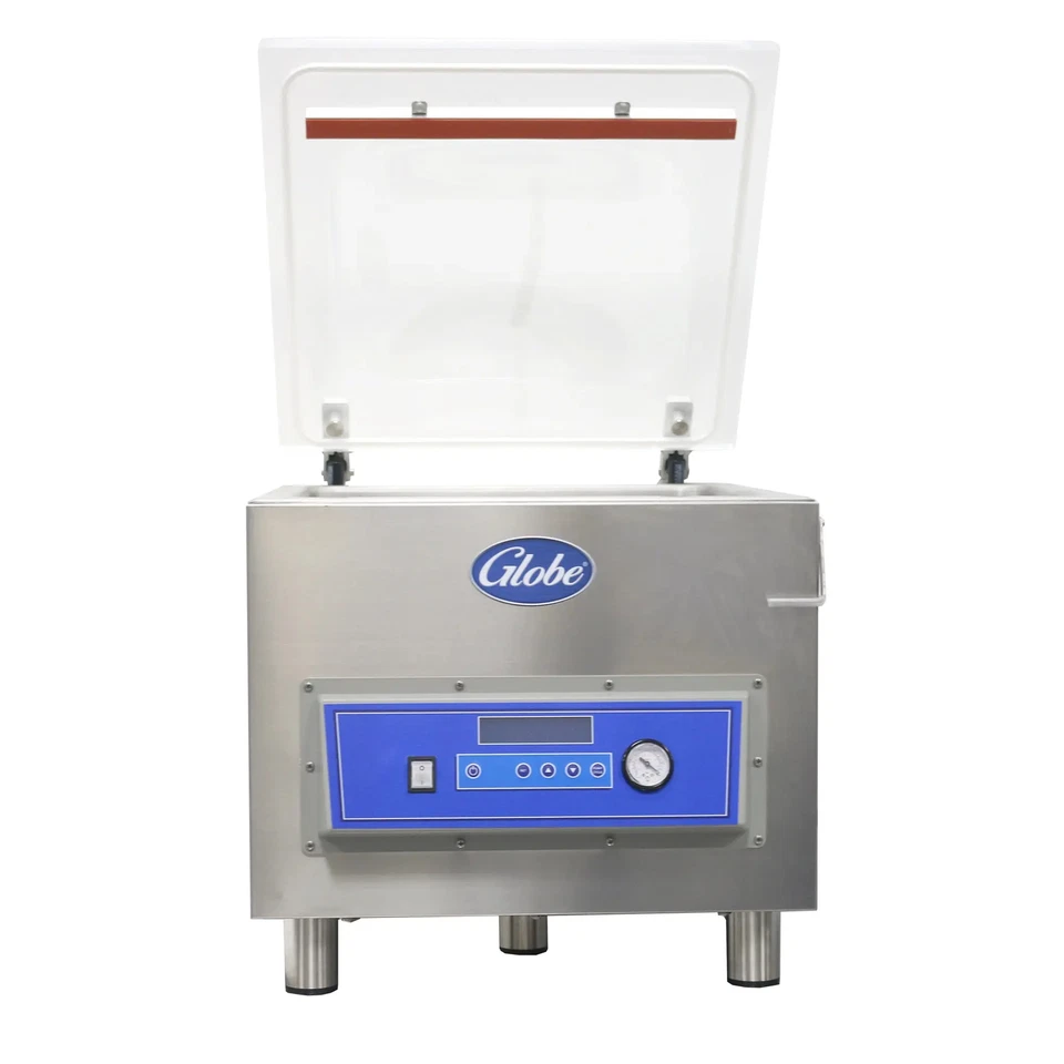 Máquina de envasado al vacío Globe GVP20A 16,5" barra de sellado con descarga de gas Foto 1 de 1