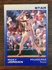 1989 Star Company RICKY JORDAN Limited Edition PROMO CARD Phillies  G7020726 - Picture 1 of 1