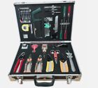 Fusion Fiber Optic Cable Splicing Tool Kit Slitter Stripper Cutter Knife 26 Tool