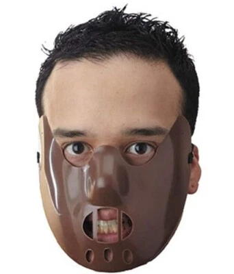 Maximum Restraint Mask - Plastic - Hannibal Lecter - Costume Accessory - Adult - Image 1 of 2