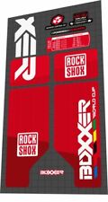 ROCK SHOX BOXXER 2010 FORK / SUSPENSION DECAL SET  RED
