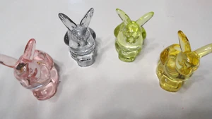 Williams Sonoma Bunny Taper Holders Set of 4 2009 - Picture 1 of 6
