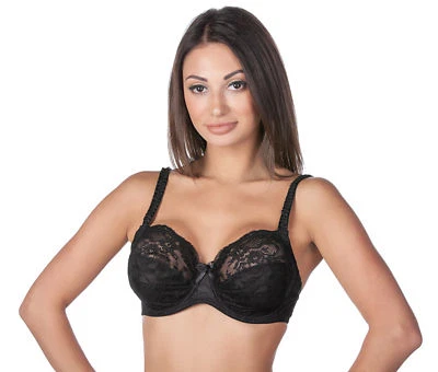 Alegro Lingerie Boudoir Starlet Plus-Size Unlined Lace Full Cup Bra 9002A - Image 1 of 4