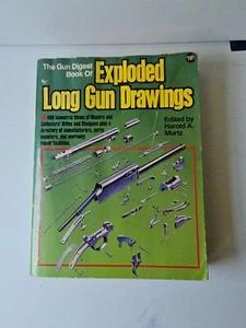 THE GUN DIGEST BOOK OF EXPLODED LONG GUN DRAWINGS By Harold A. Murtz  - Picture 1 of 5