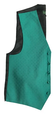 Men's Jade Green Ralph Lauren Tuxedo Vest Fullback Wedding Groom Prom Suit 3XL - Image 1 of 3