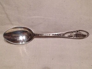 Vintage Sterling Souvenir Demitasse Spoon Mount Vernon Virginia - Picture 1 of 4