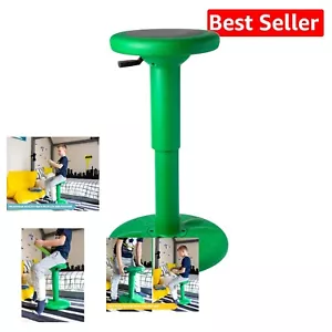 Sensory Active Fidget Chair - Adjustable Wobble Stool 16.65" to 23.75" in Green - Picture 1 of 8