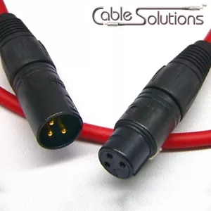 Canare L-4E6S Balanced XLR Audio Interconnect Cable 1m, Red - Picture 1 of 1