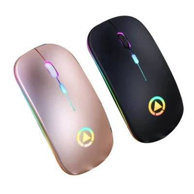 1pc Computermaus stummschalten aufladen Mäuse & Eingabegeräte Wiederverwendbare - Bild 1 von 4