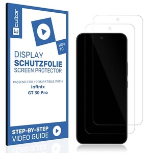 2x 3D Schutzfolie für Infinix GT 30 Pro flexibel Displayfolie Full Cover - Bild 1 von 6