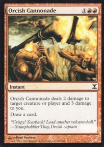 1X ORCISH CANNONADE RED TIME SPIRAL MTG MAGIC MP X1 (yourdeckbuilder) - Picture 1 of 1