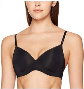 *Paquete de 2 sujetadores sin aros de microfibra Calvin Klein para mujer~ SELECCIONA TALLA/COLOR~NUEVO CON ETIQUETAS~TAZAS - Imagen 1 de 3