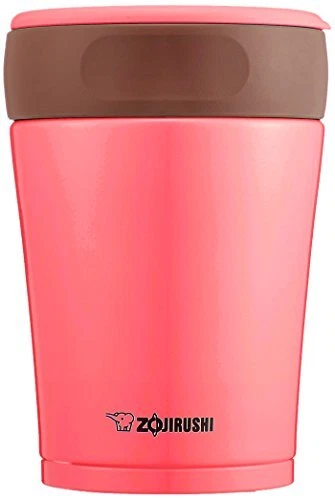 Tarro de comida de acero inoxidable aislado al vacío ZOJIRUSHI 360 ml rosa SW-GD36-PP Foto 1 de 4
