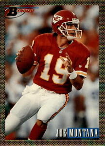 1993 Bowman #200 Joe Montana Kansas City Chiefs Football Card NM-MT FOIL ID20574
