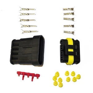 Connettore auto - AMP Tyco Superseal 1.5 Kit 5-pin (SET) spina motore sintonia - Picture 1 of 3