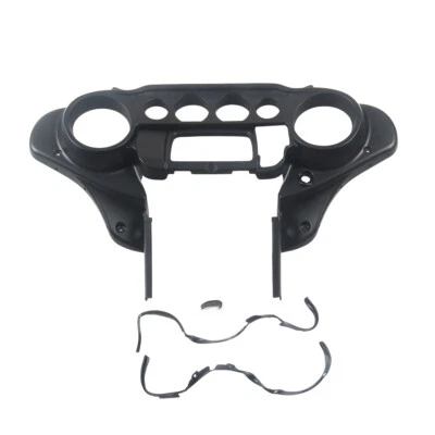 Carenado interior de ala de murciélago negro mate para Harley Touring Electra Street Glide 14-24 Foto 1 de 4