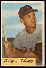 1954 Bowman HIGH END Billy Hunter NM+ Baltimore Orioles #5 *Noles2148*
