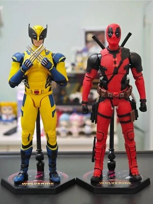 New ZD 1:10 Toy Deadpool & Wolverine Action Figure Toy Model Collection Gift - Image 1 of 4