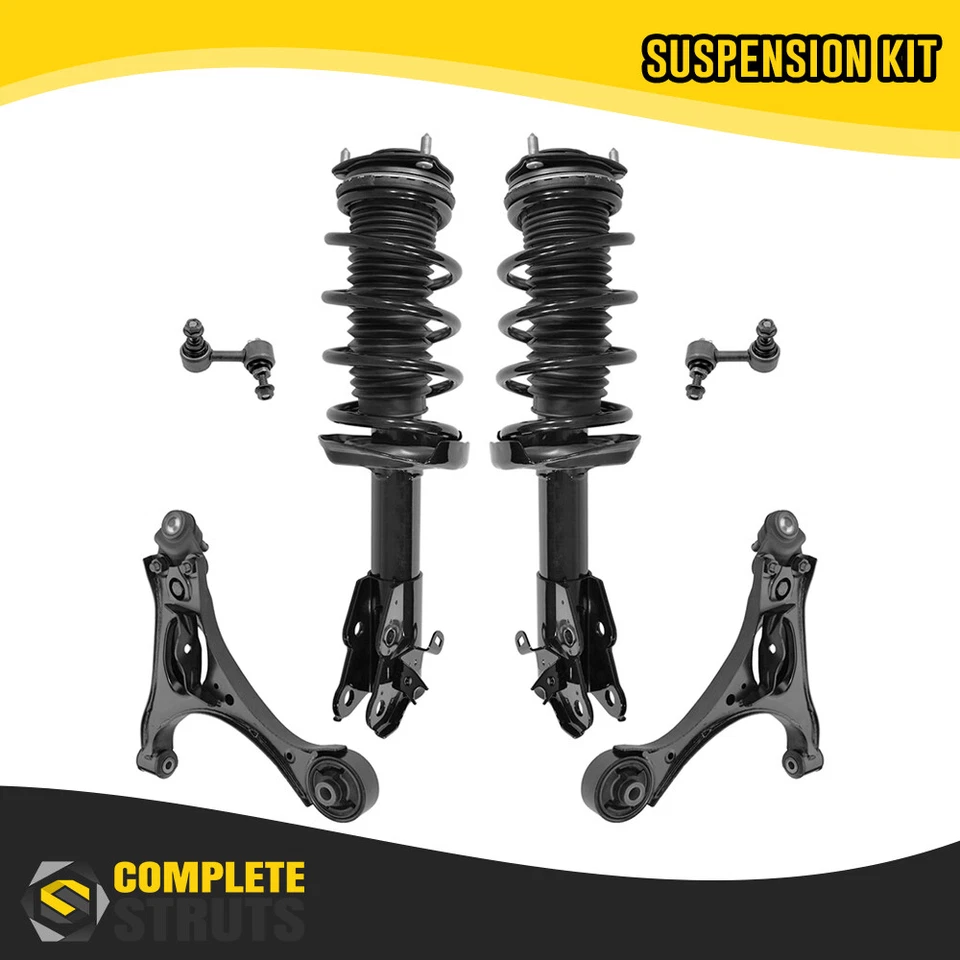 Front Complete Strut Control Arm & Link Kit for 2006-2011 Honda Civic FWD - Image 1 of 1