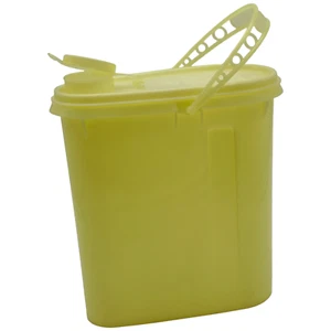 1 qt Tupperware Flip Top Pitcher container Yellow Beverage Buddy Lid 792-10 - Picture 1 of 7