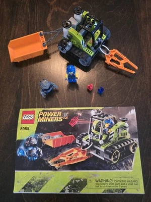 LEGO Power Miners 8958 Granite Grinder 100% Complete w Manual and Minifigures! - Image 1 of 4