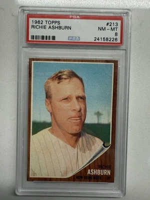 1962 Topps - Richie Ashburn #213 Foto 1 de 3