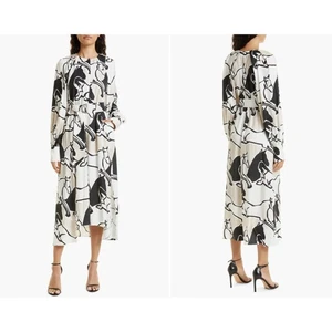 Ted Baker Sydnei Horse Print Long Sleeve Shirtdress Size 2 NEW No Belt - Picture 1 of 6