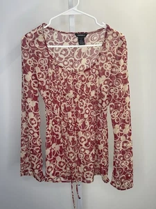 Anxiety Damen Langarm Mehrfarbig Top, Größe Small.  1Q - Bild 1 von 6