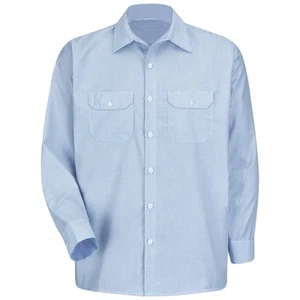 Red Kap Men's Long Sleeve Deluxe Uniform Shirt - Picture 1 of 3