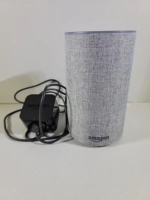 Amazon Alexa 2nd Generation Smarts Speaker Echo Grey Pre Owned - Image 1 of 4